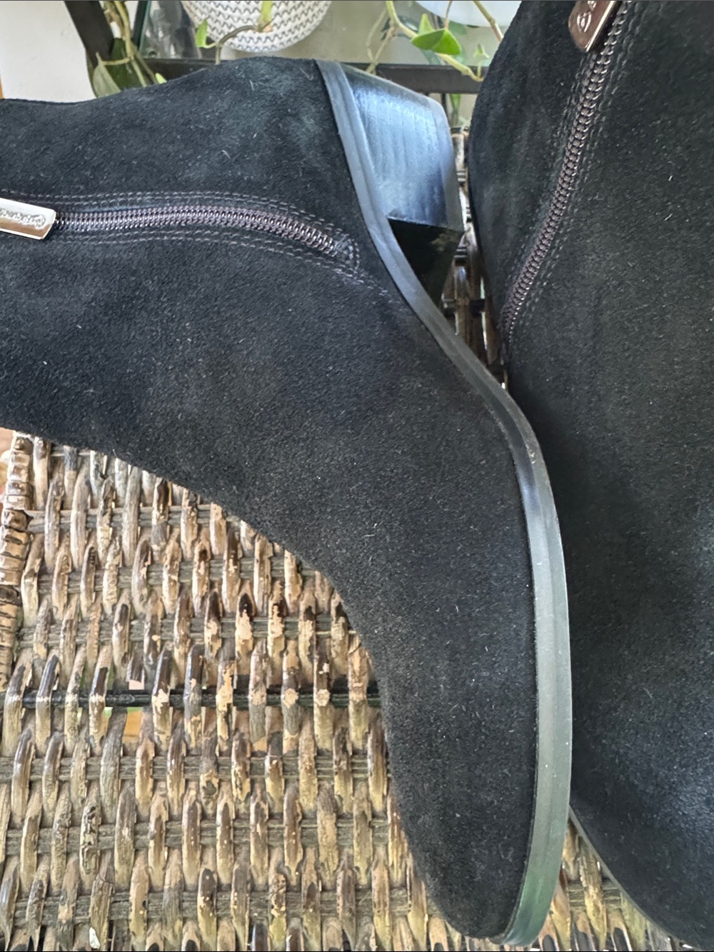 BLONDO Sydney Waterproof Black Leather Suede Ankle Boot Women’s Size 7.5 - Picture 4 of 10